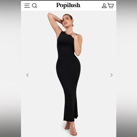 POPILUSH Built-in Shapewear Slimming Maxi Dress - Picture 12 of 14